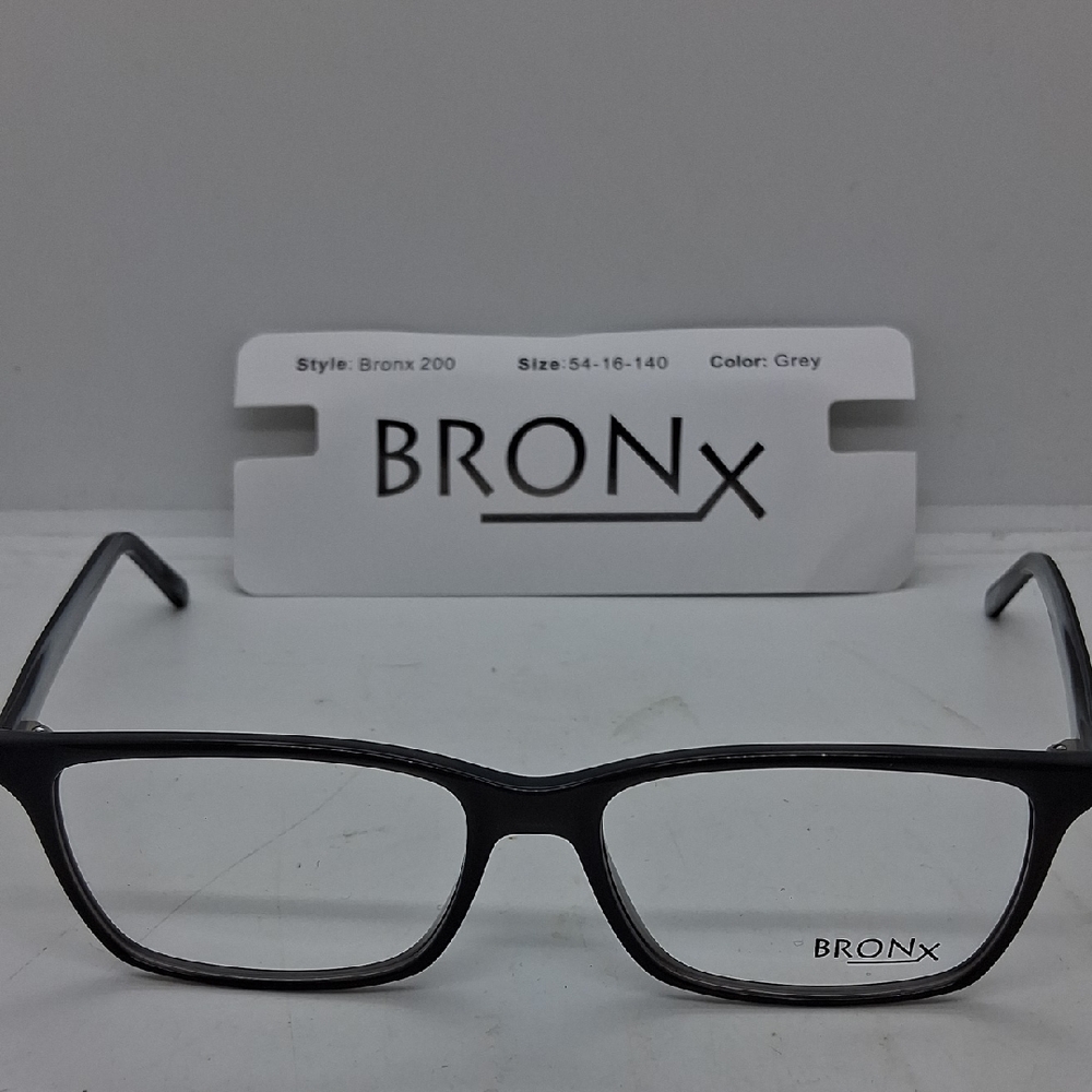 NWT Rxable Mens Bronx200 Grey Eyeglass Frames